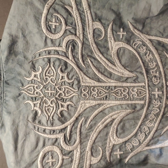 ROAR: Embroidered and Embellished Button Down Shirt - Size small - Picture 6 of 7